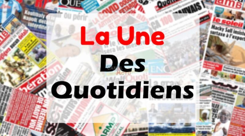 La Une des journaux sénégalais de ce mercredi 26 janvier 2022: la qualification des Lions et conséquences des élections départementales et municipales